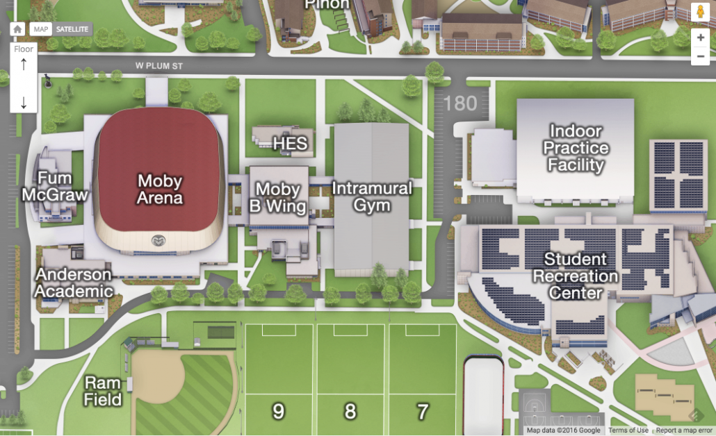 26 Colorado State University Campus Map - Maps Database Source 14A